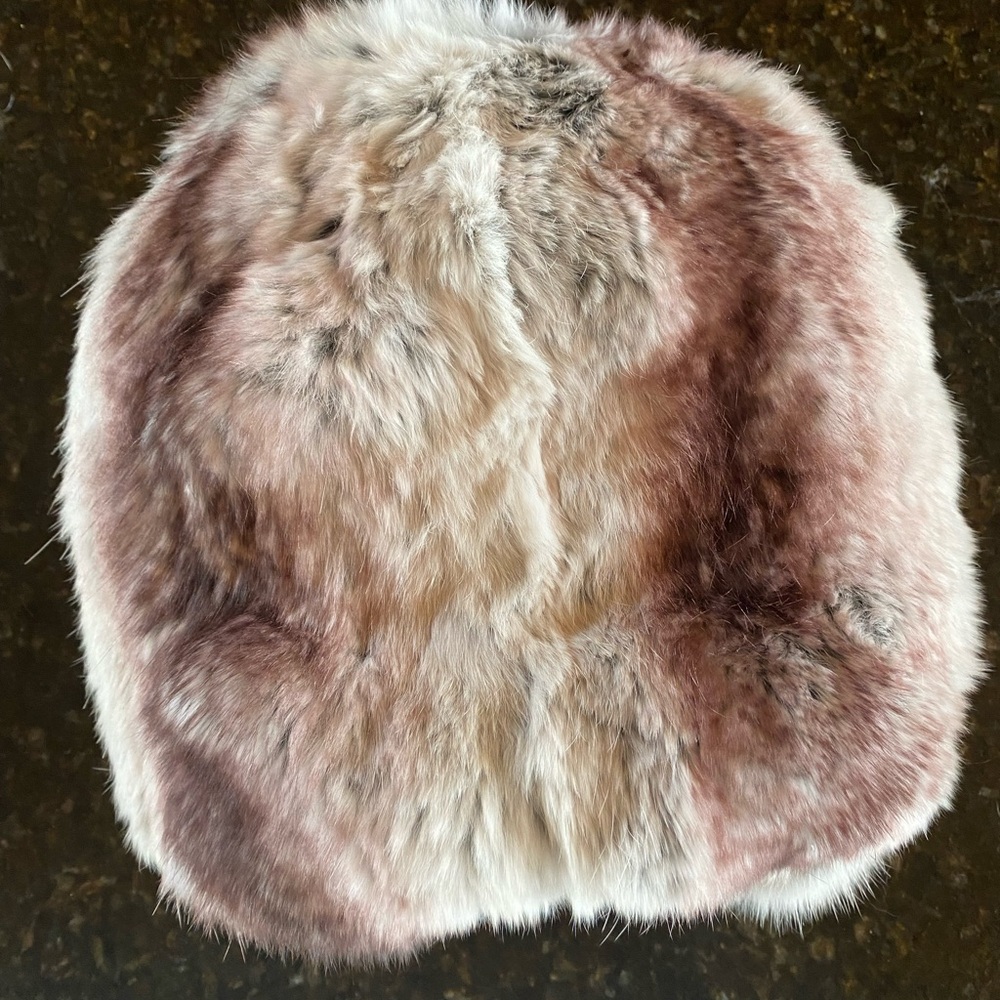 Vintage fur hand warmer mitt